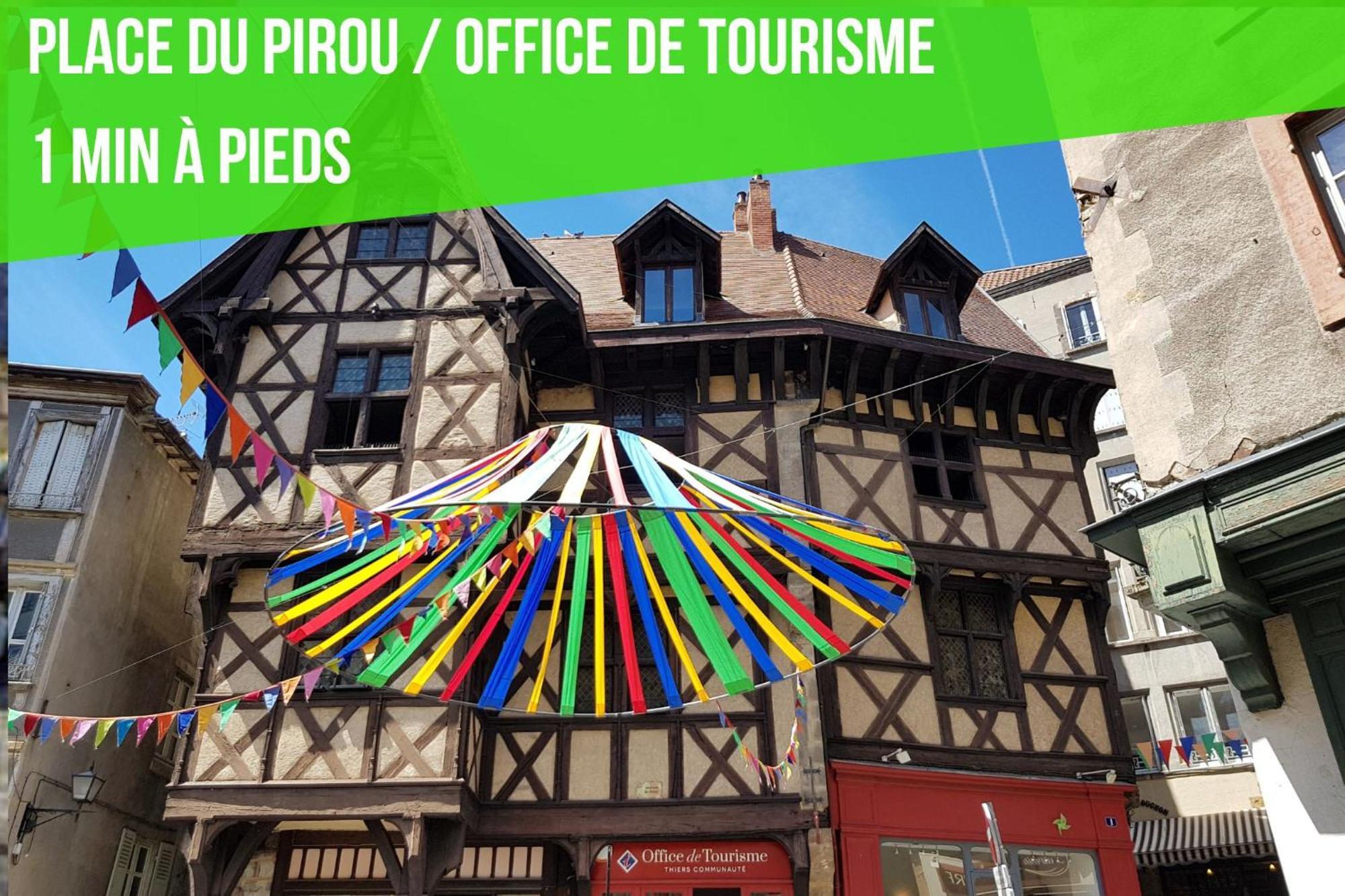 Le Petit Pirou # Cosy # Halte Auvergne Thiers Buitenkant foto